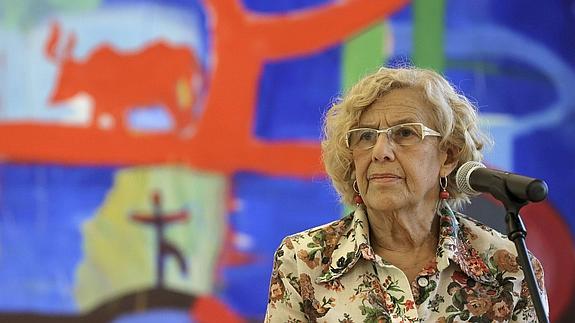 La alcaldesa de Madrid, Manuela Carmena.
