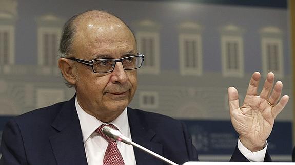 El ministro de Hacienda, Cristobal Montoro.