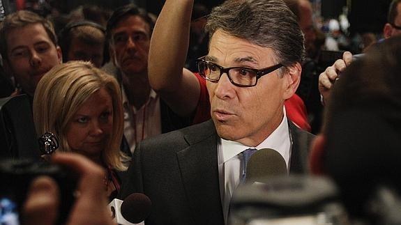 El exgobernador y candidato republicano Rick Perry.