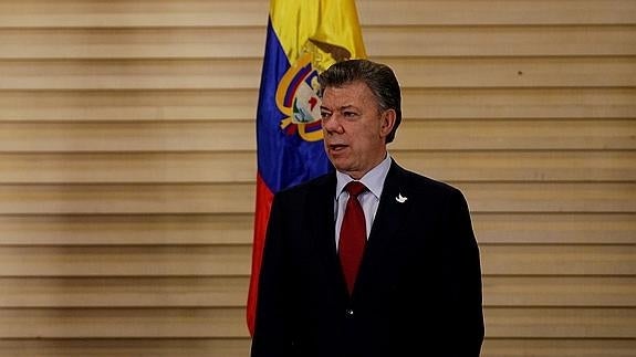 El presidente de Colombia, Juan Manuel Santos.