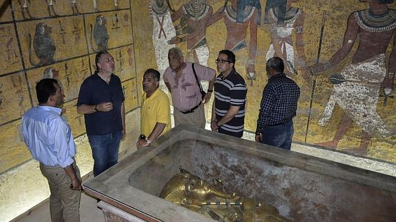 Lugar de sepultura del rey Tutankamón. 