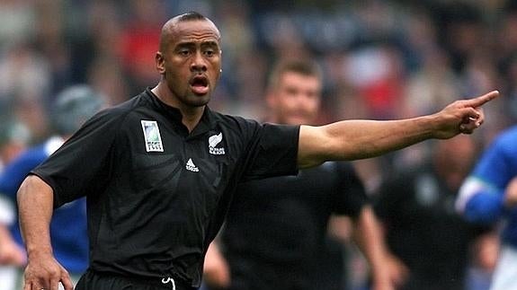 Jonah Lomu, mítico jugador de rugby neozelandés. 