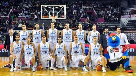 La selección argentina. 