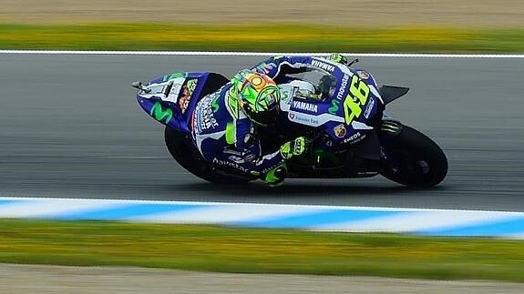 Valentino Rossi, en Jerez. 