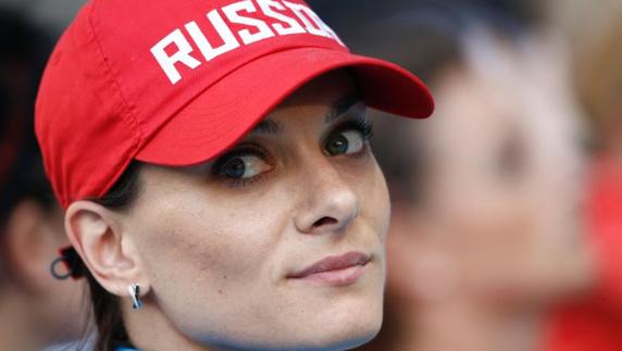 La pertiguista rusa Yelena Isinbayeva. 