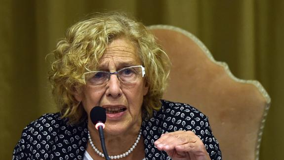 La alcaldesa de Madrid, Manuela Carmena.