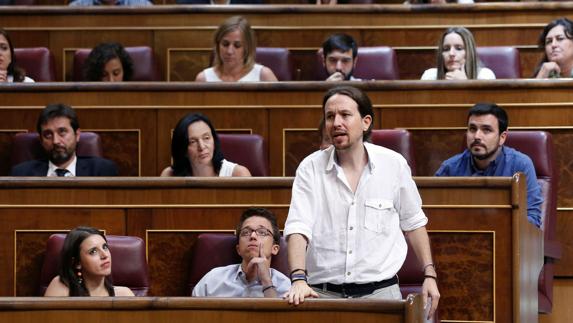 El secretario general de Podemos, Pablo Iglesias.