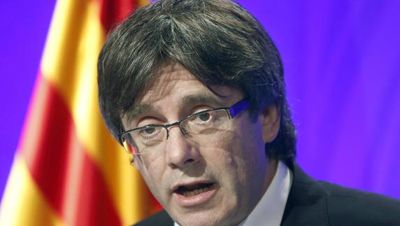 El presidente de la Generalitat, Carles Puigdemont.