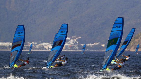 Regata olímpica, en Río de Janeiro. 