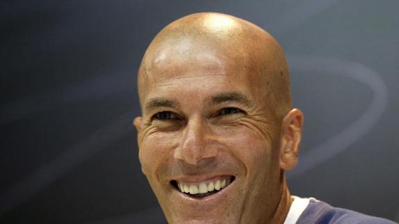 Zinedine Zidane, entrenador del Real Madrid. 