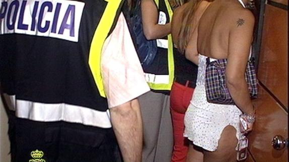 Imagen de otra operación policial contra la prostitución.