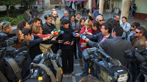 La secretaria general de Podemos Andalucía, Teresa Rodríguez.