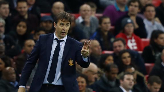 Julen Lopetegui, seleccionador español. 