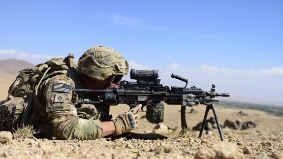 Un soldado estadounidense, durante una operación en Afganistán.