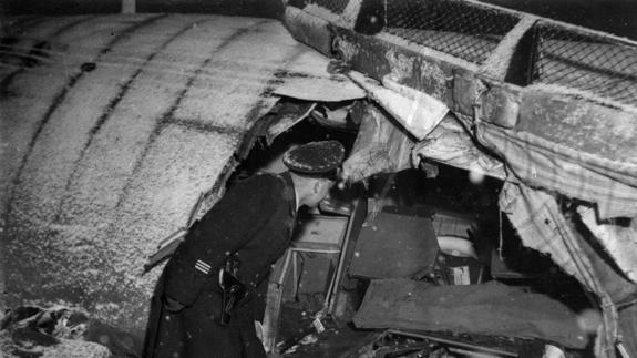 Accidente en Múnich del avión que transportaba al Manchester United en 1958.