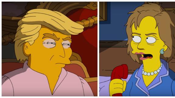 Los Simpson predijeron que Trump sería presidente hace 16 años