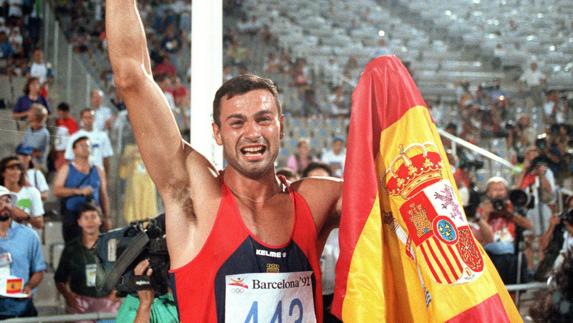 Antonio Peñalver, en Barcelona 92. 