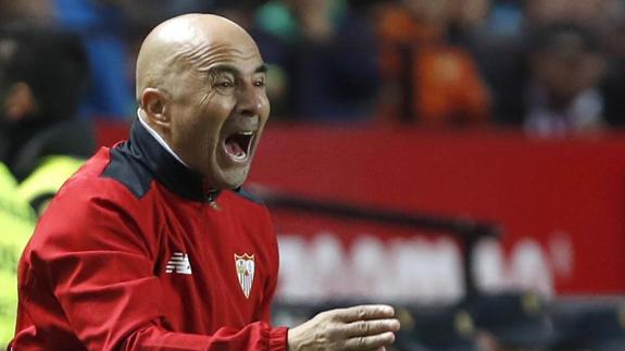 Jorge Sampaoli, técnico del Sevilla. 