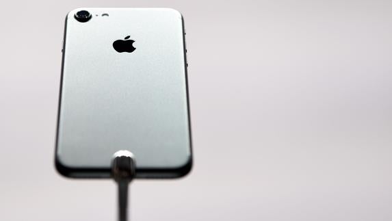 Muestra de un iPhone 7. 