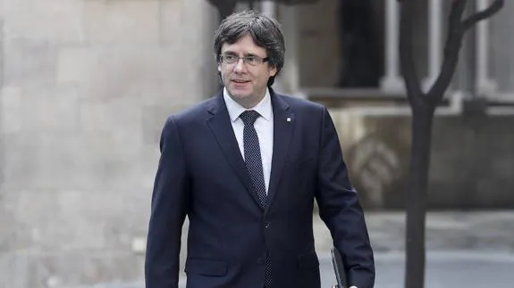 El presidente de la Generalitat, Carles Puigdemont.