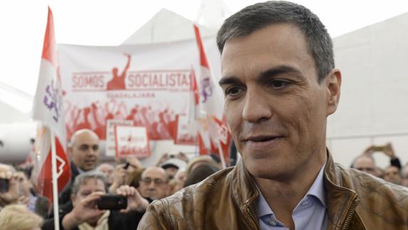 El ex secretario general del PSOE y aspirante a volver a ocupar el cargo, Pedro Sánchez.