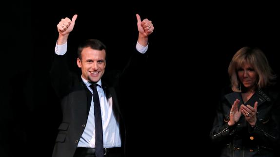 Emmanuel Macron, candidato a las presidenciales francesas.