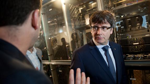 El presidente de la Generalitat, Carles Puigdemont. 