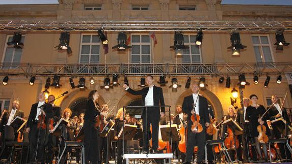 Actuación de la Orquesta Sinfónica de Castilla y León.