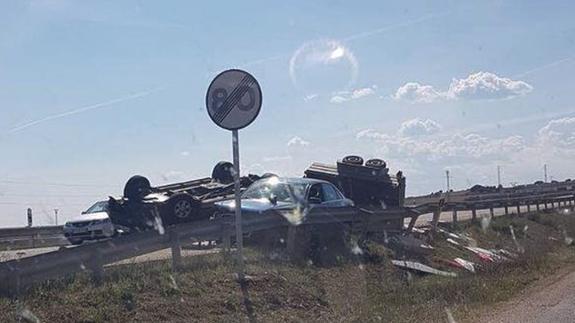 Imagen del lugar del accidente.