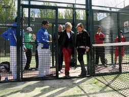 Inauguración de las pistas de pádel de la Ciudad Deportiva. Foto: Nati Hernández.