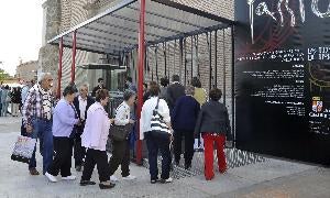 Visitantes a la sede de Medina del Campo. Fran Jiménez