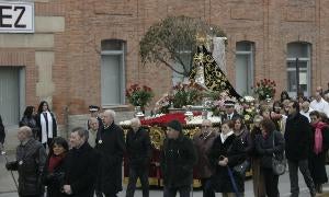 La patrona de Arévalo recibió una vez más el bastón de mando