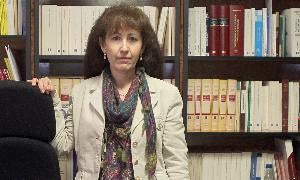 María Teresa de la Fuente, en su despacho. / Henar Sastre