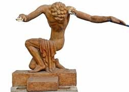 Escultura que los historiadores peruanos atribuyen al espíritu de Simón Bolívar. /ICAL
