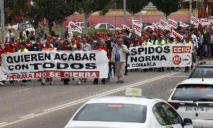 Marcha en favor de Puertas Norma. / C. O.-Ical