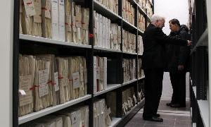 Archivo Diocesano que se inauguró en la dependencias del Obispado de Segovia en diciembre de 2010. / Antonio Tanarro
