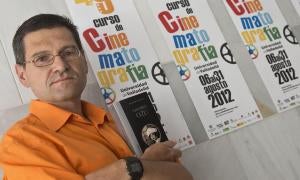 Antonio Santos presentó su libro en el 49 Curso de Cine de la UVA. / Miguel A. Santos