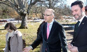 Ramiro Ruiz Medrano y José Luis Vázquez, en su visita al Ceneam. / A. DE TORRE