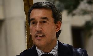 El portavoz adjunto y secretario del grupo popular del Senado, Antolín Sanz. / Iñaki