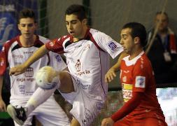 Jorge Jimeno, durante un partido de Copa ante ElPozo. / Antonio Tanarro
