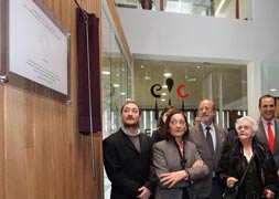 Rodrigo Pérez, Chelo Blanco, Irene Pérez (detrás), Francisco Javier León de la Riva, Cuca y José Rolando Álvarez./ H. Sastre