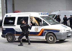 Exhibición Policial en la Feria de Valladolid. / Fran Jiménez