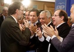 Rajoy y Herrera en la Interparlamentaria del PP / G. Villamil