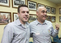 Nacho González y Juan Carlos Pastor./ Miguel Ángel Santos