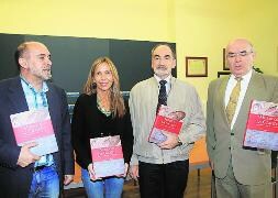 Luis Ángel Zapatero, Carmen Fernández Caballero, José Antonio Abásolo y Rafael Martínez, de izquierda a derecha. / M. DE LA FUENTE