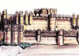 Ilustración del Castillo de Coca (Segovia). / Susana Saura