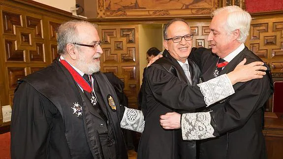 El magistrado, durante su toma de posesión como presidente de la Audiencia Provincial. 