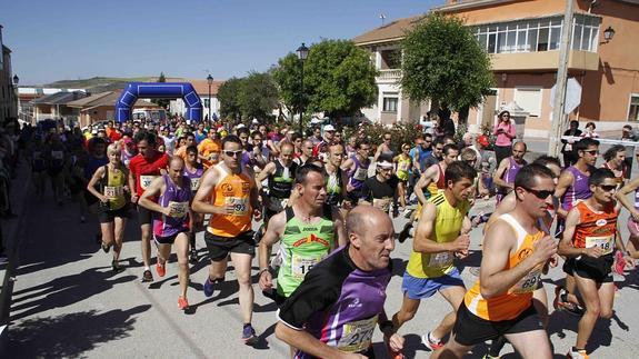 Momento de la salida de la última legua del XIX Circuito Mayte Martínez