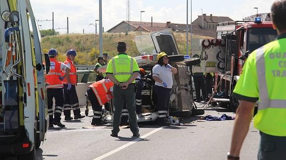 Lugar del accidente.