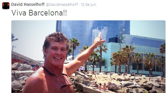 Una de las fotos que ha publicado en Twitter